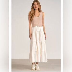 NWT The cotton maxi tank dress size medium